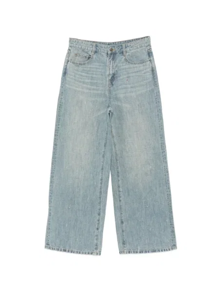 Širokih nogu traperice Jnby plava