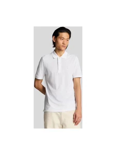 Koszulka polo Lyle & Scott biała