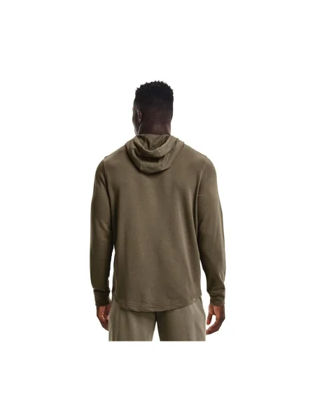 Frottír kapucnis melegítő felső Under Armour bézs