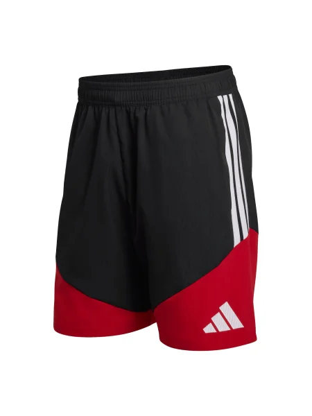 ADIDAS PERFORMANCE Pantaloni sport roșu / negru alb