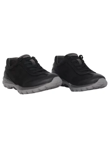 Sneakersy Gabor skórzane trekkingowe czarne