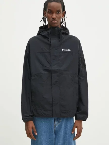 Softshellová bunda Columbia Challenger II Windbreaker black černá