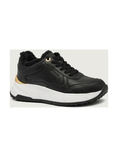 Guess Sneakers FARREA | shearling negru