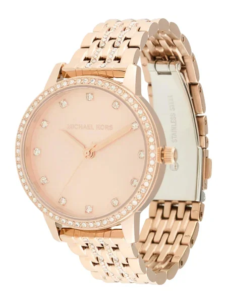 MICHAEL Michael Kors Ceas analogic MELISSA auriu / transparent roz