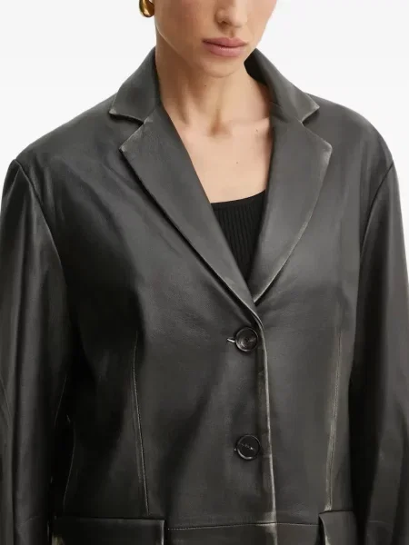 Sacou Liviana Conti din piele negru