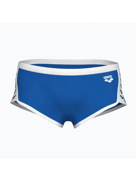 Férfi arena Icons Swim Alacsony derekú rövid egyszínű királyi/fehér úszónadrág. Méret: 80 fehér