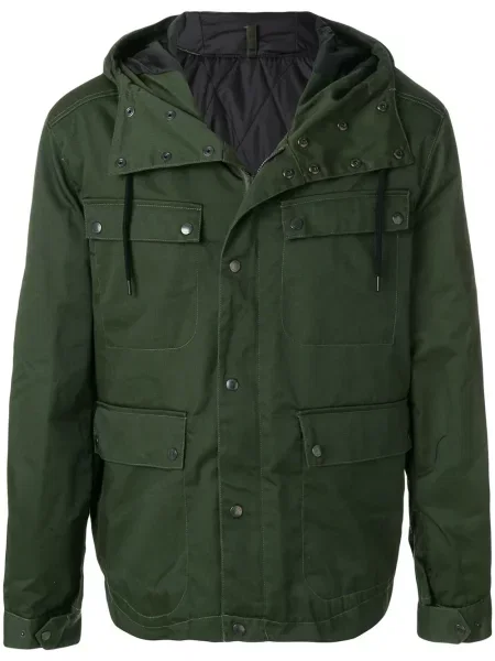 Geacă parka Kenzo cu imagine verde