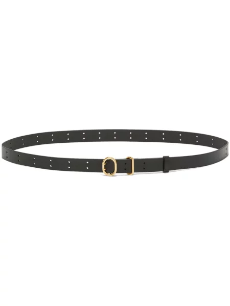 Curea Jil Sander din piele negru