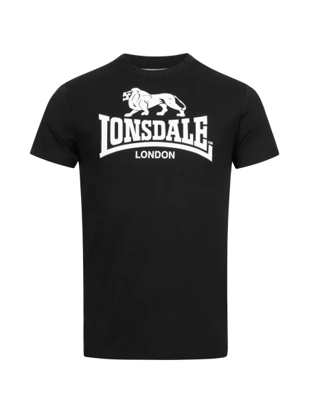 LONSDALE Tricou ST. ERNEY negru alb