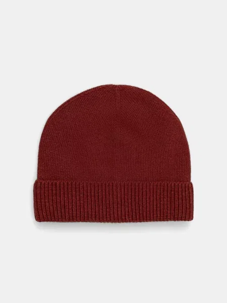 Шапка с вълна Sisley с фина плетка черно