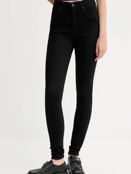 Дънки Levi's RETRO HIGH SKINNY синьо черно