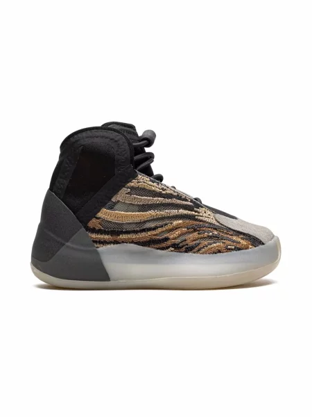Sneakersy dziecięce Adidas Yeezy brązowe