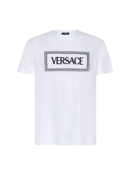 Koszulka Versace z logo biała