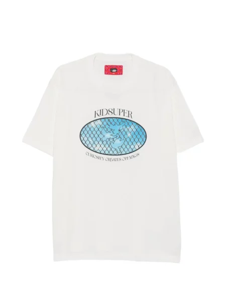 Tricou Kidsuper cu imagine alb