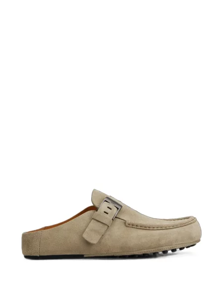 Papuci tip mules Tod's din piele de căprioară