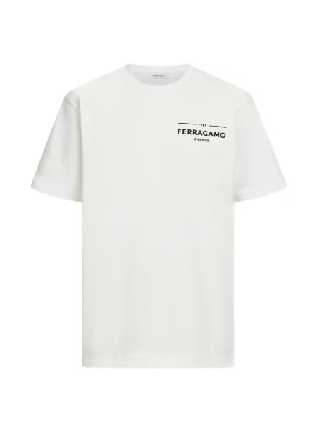 Tricou Ferragamo cu autograf alb