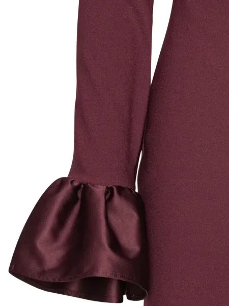 Rochie mini Rotate Birger Christensen cu volane de costum roșu