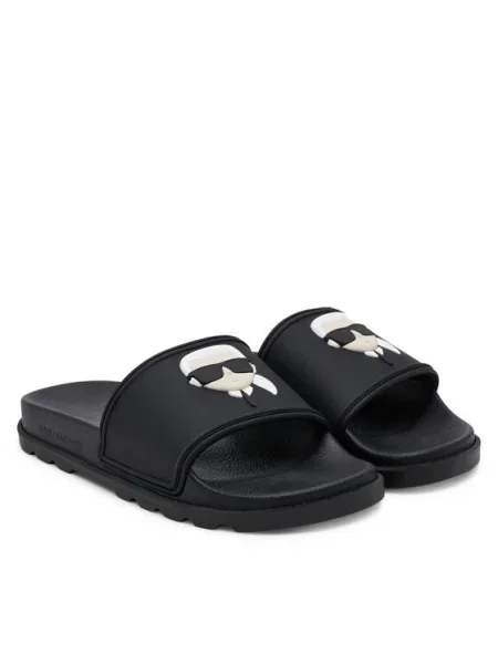 KARL LAGERFELD Papucs Kondo Tred fekete