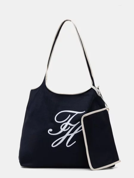 Rucsac Tommy Hilfiger din canvas albastru