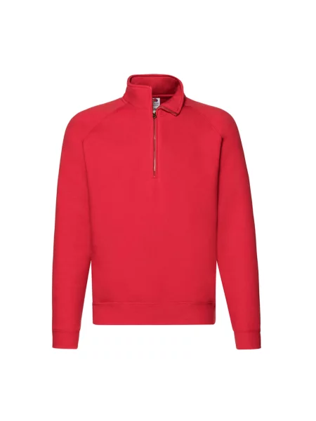 Bluza Premium Z Zamkiem Błyskawicznym czerwona
