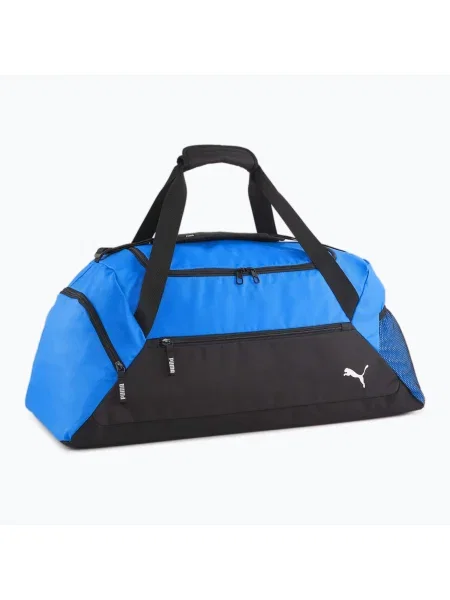 Тренировъчна чанта PUMA Teamgoal 55 l electric blue lemonade/puma black черно