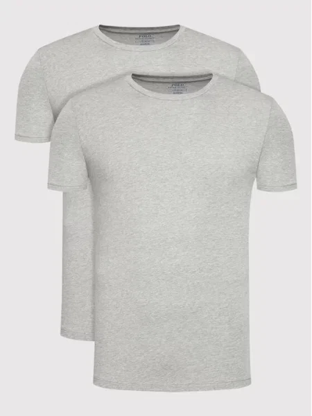 Klasična majica Polo Ralph Lauren siva