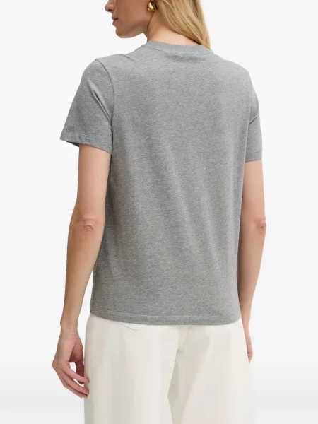 Tricou Karl Lagerfeld cu broderie gri