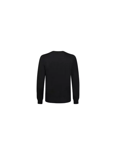 Sweter Emporio Armani z logo czarny