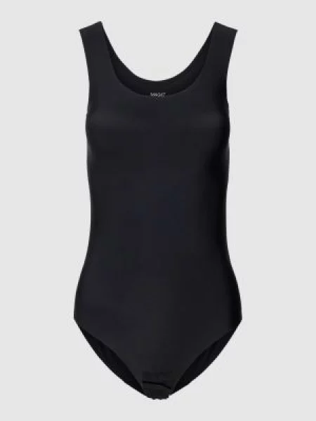 Body z funkcją modelującą sylwetkę i zapięciem na haftkę Magic Bodyfashion czarny