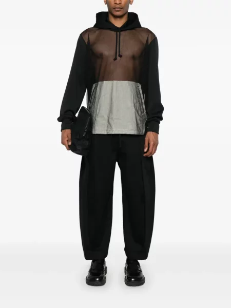 Hoodie Comme Des Garçons Homme Plus μαύρο