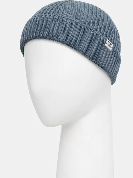 C.P. Company шапка beanie із мериносової вовни
