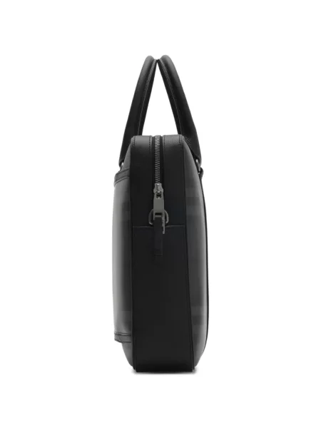 Servietă Burberry în carouri negru