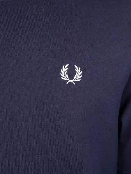 Hanorac Fred Perry cu broderie albastru