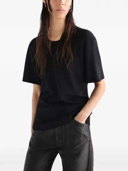 Tricou Lemaire din jerseu negru