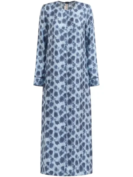 Rochie Marni cu imagine de costum albastru