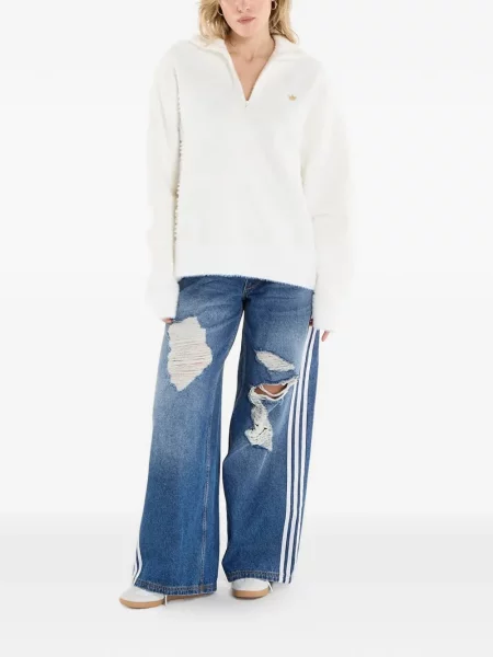 Scurt ușor tricou Adidas de drumeție alb