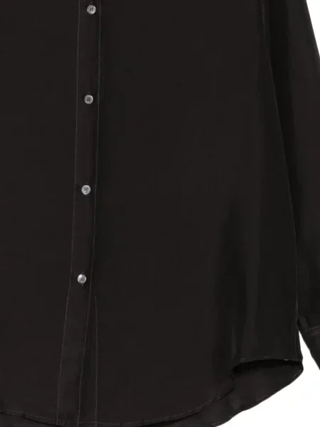 Cămașă Barena din satin negru