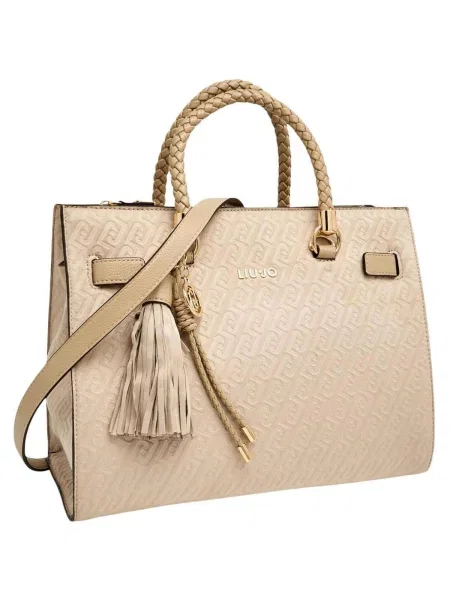 Geantă shopper Liu Jo bej