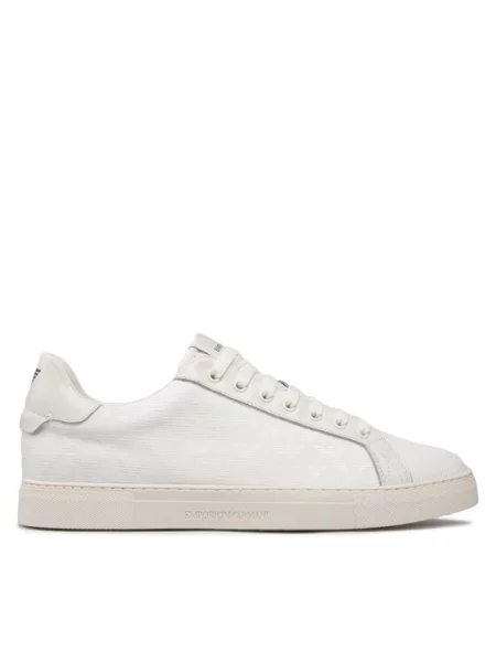 Sneakersy Emporio Armani białe