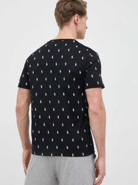 Pyžamové tričko Polo Ralph Lauren černá