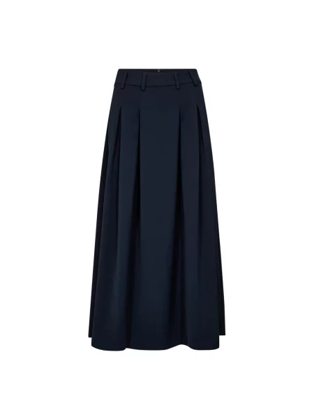 Spódnica midi Co'couture do kolan niebieska