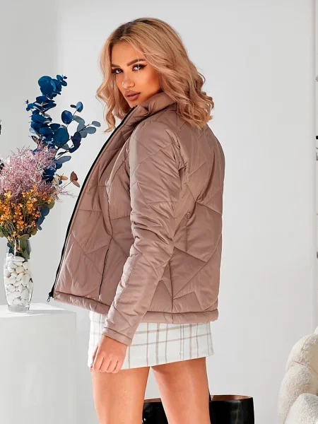 Вовняна Спідниця міні LadyLike бежевий