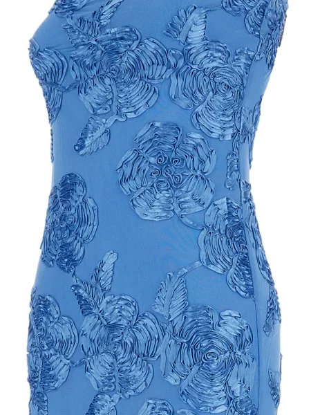 Rochie maxi Rotate Birger Christensen cu model floral de costum albastru