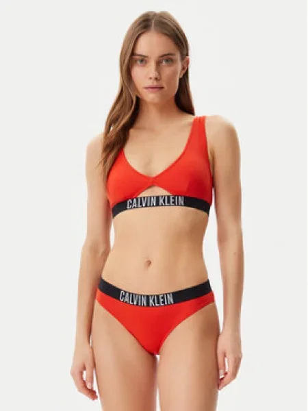 Plavky Calvin Klein Swimwear červené