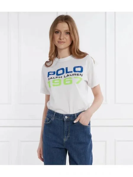 POLO RALPH LAUREN Tricou polo alb