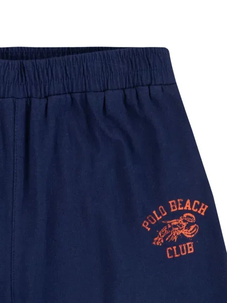 Piżama dziecięca Polo Ralph Lauren niebieska