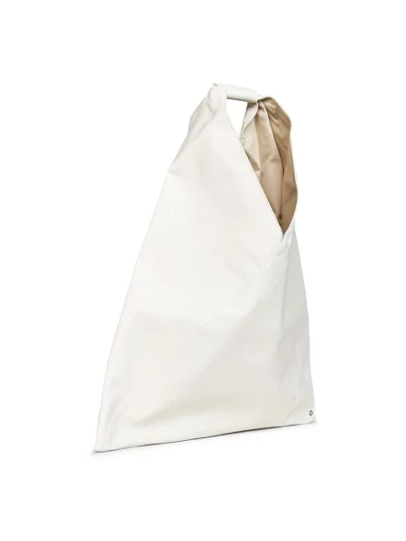 Torebka Mm6 Maison Margiela skórzana klasyczna biała