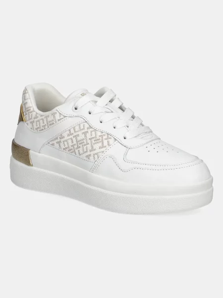 Маратонки Tommy Hilfiger LUX COURT SNEAKER MONOGRAM бяло