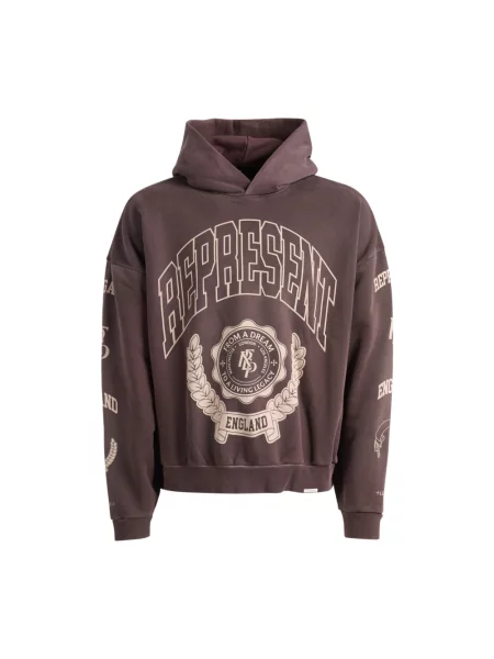 Bluza z kapturem Represent brązowa