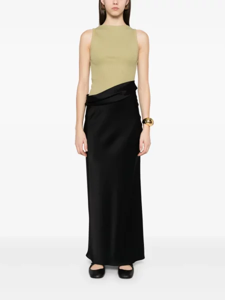 Rochie maxi Nanushka de costum negru